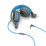 JLAB JBuddies Studio Kids Wired Headphones - Grey/Blue