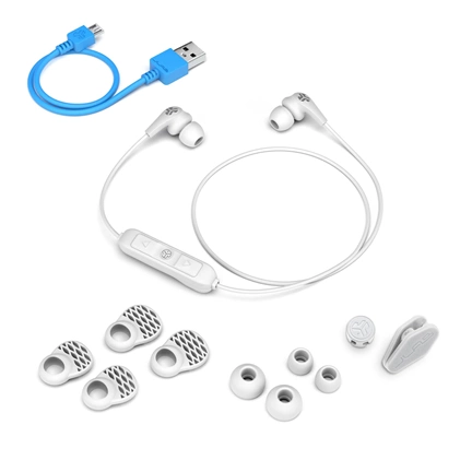 JLAB JBUDS Pro Wireless Signature Earbuds - White/Grey