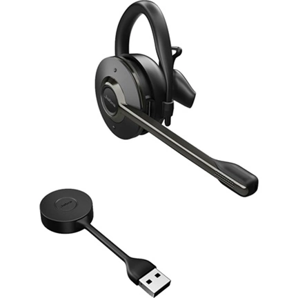 Jabra Engage 55 SE UC Stereo Headset + Charging Station Black