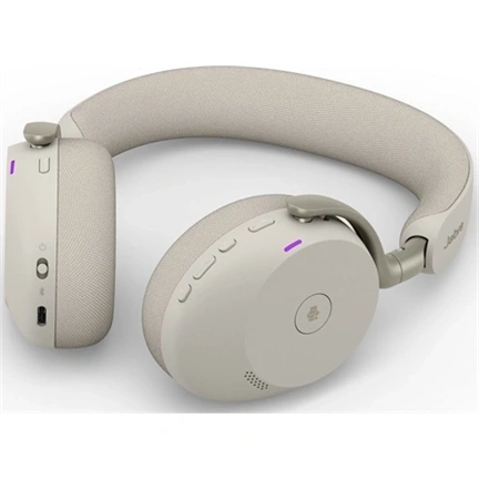 Jabra Evolve3 75 headset USB-C, MS Teams, meleg szürke