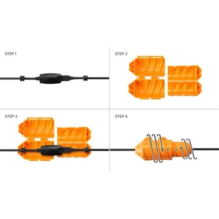 JerkStopper Extension Lock - Hi Visibiliy Orange