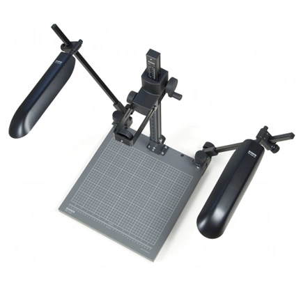 KAISER Copy Stand RS 2 NCP with lighting unit 5400 K, HF. Comes in strong carrying case. Replacement lamp 5458 KAISER Copy Stand RS 2 NCP with lighting unit 5400 K, HF. Comes in strong carrying case. Replacement lamp 5458