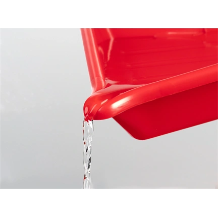 KAISER Lab Tray, 20 x 25 cm (7,9 x 9,8"), red 4158