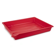 KAISER Lab Tray, 20 x 25 cm (7,9 x 9,8"), red 4158
