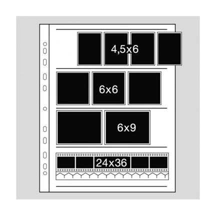 KAISER Negatív archiváló lap 120 roll, pergamen