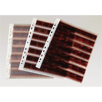 KAISER Negatív tárolólapok 35 mm-es filmhez, 7 × 6, acetát, 25 lap
