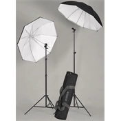 KAISER „Strobist” világításállvány / ernyő szett