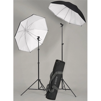 KAISER „Strobist” világításállvány / ernyő szett