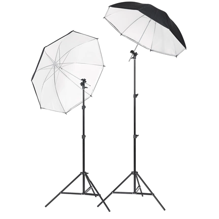 KAISER „Strobist” világításállvány / ernyő szett