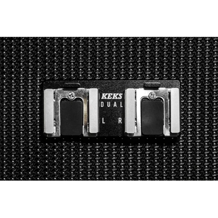 KEKS DUAL – dupla vakusín adapter, ezüst