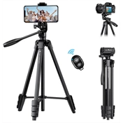 K&F 1.5 m Aluminum Travel Tripod with Bluetooth