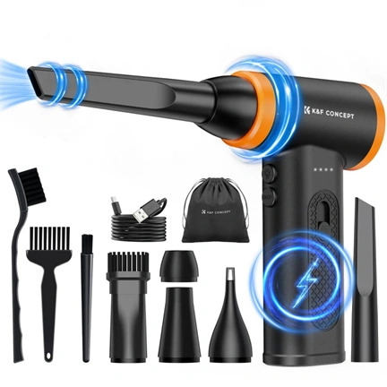 K&F Concept 12in1 beépített akkumulátoros porfújó, 150000RPM