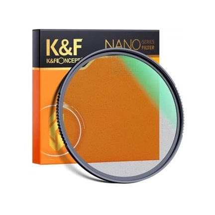 K&F Concept 62MM Nano-X Black Mist lágyító szűrő 1/2, Karcálló