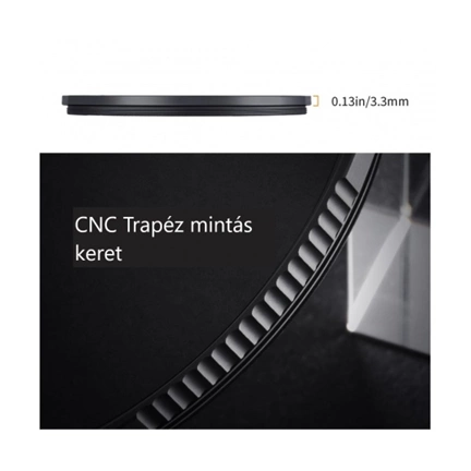 K&F Concept 72MM Nano-X Black Mist lágyító szűrő 1/2, Karcálló