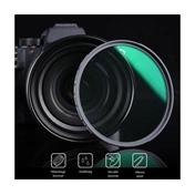 K&F Concept 82MM Nano-X Black Mist lágyító szűrő 1/2, Karcálló