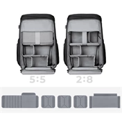 K&F Concept Alpha Air fotós hátizsák 25L, fekete