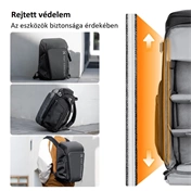 K&F Concept Alpha Air fotós hátizsák 25L, szürke