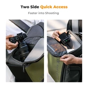 K&F Concept Alpha Air fotós hátizsák 25L, zöld