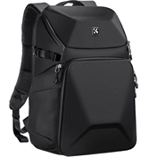 K&F Concept Alpha Backpack 20L, fotós hátizsák, vízálló, fekete