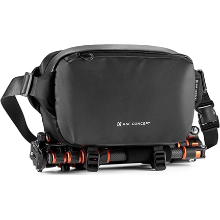 K&F Concept Alpha Sling 10L, fotós oldaltáska, fekete