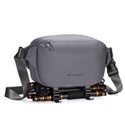 K&F Concept Alpha Sling 10L, fotós oldaltáska, sötét szürke