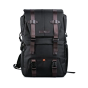 K&F Concept Beta Backpack 20 literes, fotós hátizsák, fekete barna színben