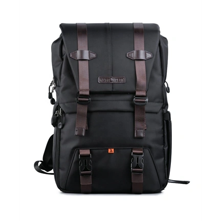 K&F Concept Beta Backpack 20 literes, fotós hátizsák, fekete barna színben
