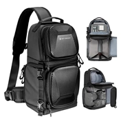 K&F Concept Beta Messenger egyvállas hardshell kamera hátizsák 10L, fekete
