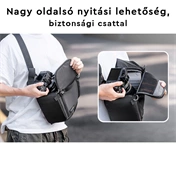 K&F Concept Beta Messenger egyvállas kamera hátizsák 10L, fekete