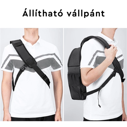 K&F Concept Beta Messenger egyvállas kamera hátizsák 10L, fekete