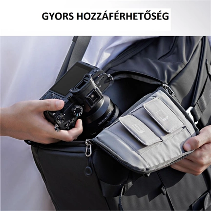K&F Concept Beta fotós hátizsák - 20 literes, fekete