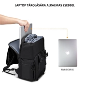 K&F Concept Beta fotós hátizsák - 25 literes, vízálló, fekete