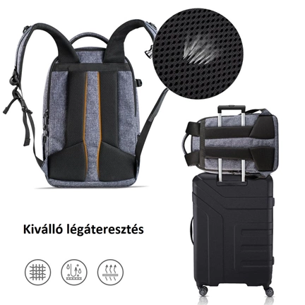 K&F Concept Beta hátizsák 15L V2, szürke