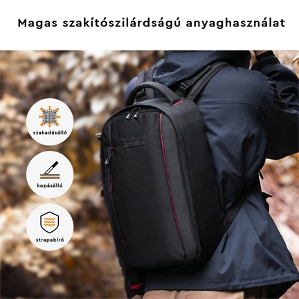 K&F Concept Beta hátizsák 18L V3, fekete piros