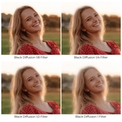 K&F Concept C Series Black Mist 1/8 lágyító szűrő, ulravékony többrétegű bevonat, 72mm