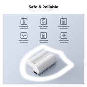 K&F Concept EN-EL15C akkumulátor 2600mAh, USB-C csatlakozóval