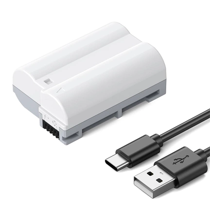 K&F Concept EN-EL15C akkumulátor 2600mAh, USB-C csatlakozóval