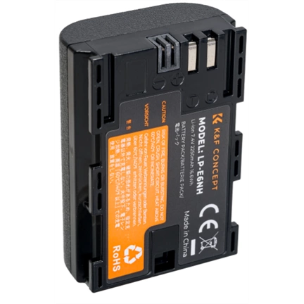 K&F Concept LP-E6NH akkumulátor, 2250mAh