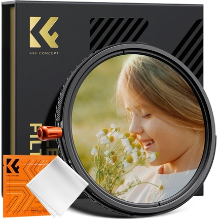K&F Concept NANO-X, CPL+VARIO ND2-32+Black Mist 1/4 szűrő, w/o black cross, HD, vízlep, karcálló, 77mm