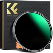 K&F Concept NANO-X Slim, HD, VARIO ND 2-400 változtatható szürkeszűrő, vízlepergető, karcálló, 40,5m