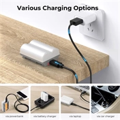 K&F Concept NP-W235 akkumulátor, 2db, 2400mAh, USB-C csatlakozóval