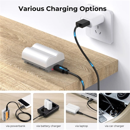 K&F Concept NP-W235 akkumulátor, 2db, 2400mAh, USB-C csatlakozóval