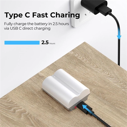 K&F Concept NP-W235 akkumulátor, 2db, 2400mAh, USB-C csatlakozóval