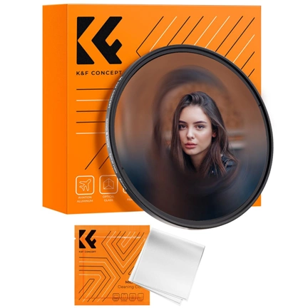 K&F Concept Nano-B Series Halo Swirl, spirál hatás effekt szűrő, 77mm