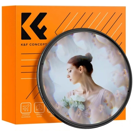 K&F Concept 77mm Nano-B Series kaleidoszkóp, prizma effekt szűrő