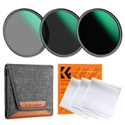 K&F Concept Professzionális ND szűrő szett 55mm (ND8+ND64+ND1000) + szűrőtartó tok + 3db törlőkendő