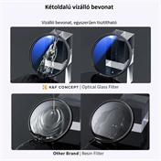 K&F Concept Professzionális szűrő szett + szűrőtartó tok (UV+CPL+ND4) 58mm