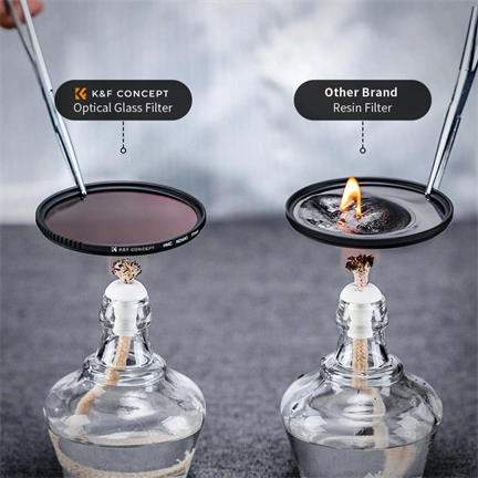 K&F Concept Professzionális szűrő szett + szűrőtartó tok (UV+CPL+ND4) 77mm