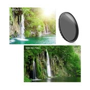 K&F Concept Slim vario ND 2-400 változtatható szürkeszűrő, 55 mm