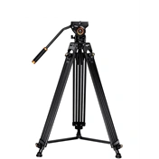K&F Concept VA18 videóállvány, VH081 fluid video fej, 183cm magasság, 8kg teherbírás